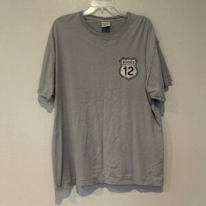 Aggies Short Sleeve Tee in Light Gray